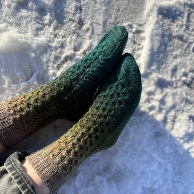 Носки "Медовые соты"