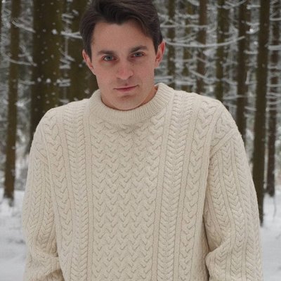 Свитер спицами