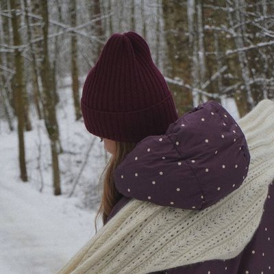 Косынка спицами