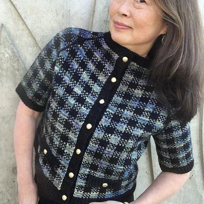 Пуловер спицами