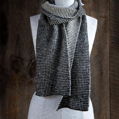 Speckled Scarf in Linen Quill: Free Scarf Knitting Pattern