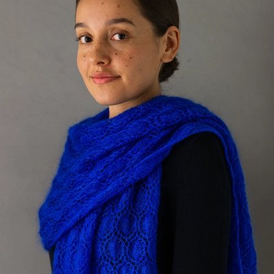 Dewdrops Wrap: Free Scarf Knitting Pattern