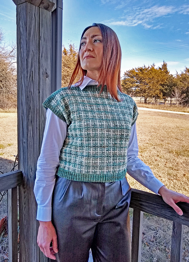 Peerie Plaid Vest