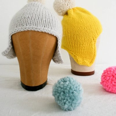 Cozy Ear Flap Hat: Free Hat Knitting Pattern