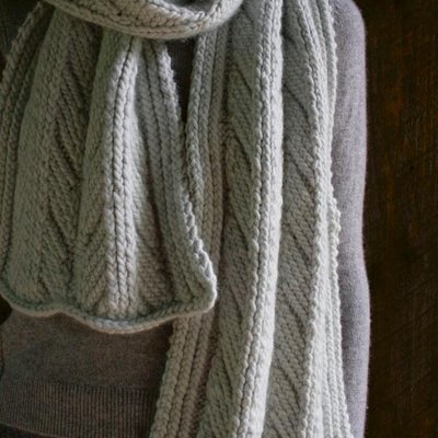 Ancient Stitch Scarf: Free Scarf Knitting Pattern