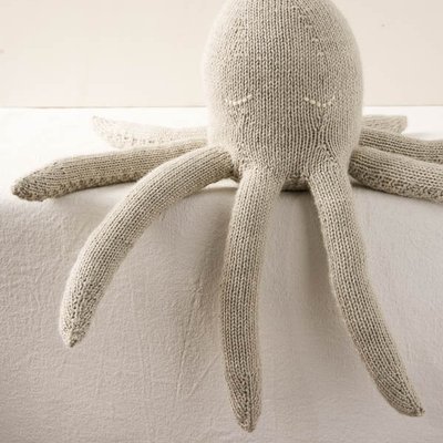 Knit Octopus in Season Alpaca: Free Knitting Pattern