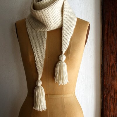 Grecian Rib Scarf: Free Knitting Pattern