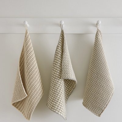 Slip Stitch Dishtowels: Free Knitting Dishtowel Pattern