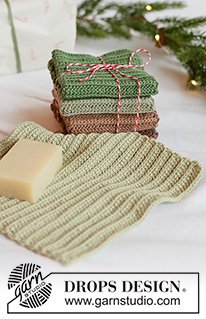 Winter Forest Washcloths