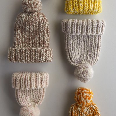 Snow Day Hat In New Colors: Free Hat Knitting Pattern