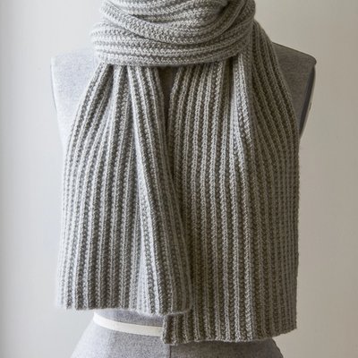 Mistake Rib Scarf: Free Scarf Knitting Pattern
