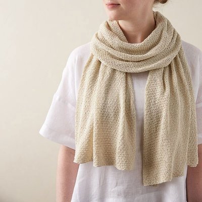Rose Stitch Wrap: Free Scarf Knitting Pattern
