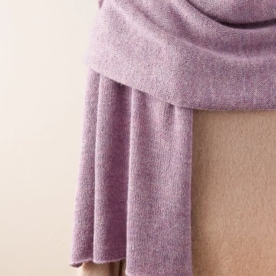 Elementary Wrap in Linen Quill: Free Scarf Knitting Pattern